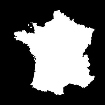 Map of France 스톡 일러스트