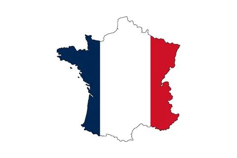Map of France Stock-Illustration