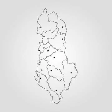 Map of Georgia Stock Illustration