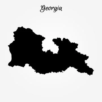 Map of Georgia Illustrazione stock