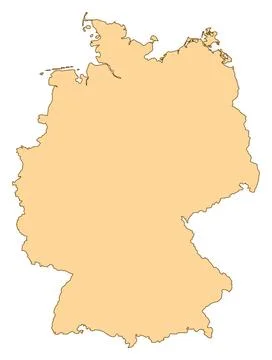 Map of Germany Map of Germany with the several provinces. Copyright: xZoon... 스톡 사진