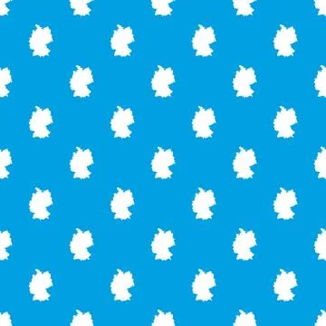 Map of Germany pattern seamless blue イラスト素材