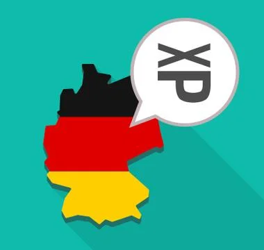 Map of Germany with  a Tongue sticking text face emoticon 스톡 일러스트