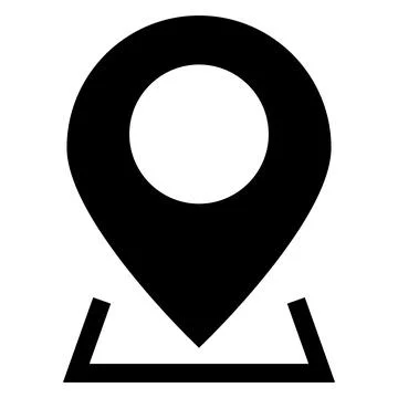 Map glyph icon vector illustration isolated on white background Stock Illustration