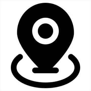 Map glyph icon vector illustration isolated on white background Stock Illustration