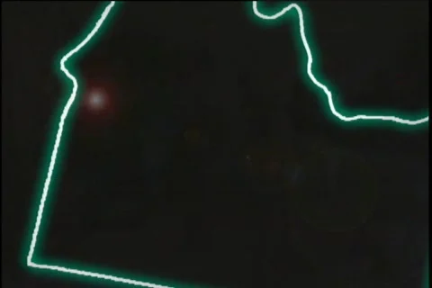 Map Graphic Idaho Stock Footage 296415