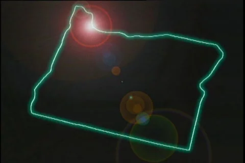 Map Graphic Oregon Видео 296424