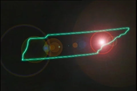 Map Graphic Tennessee Stock-Footage 296357