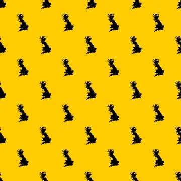 Map of Great Britain pattern vector Illustrazione stock