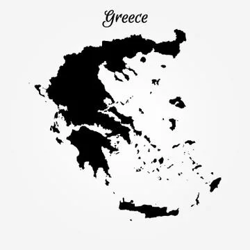 Map of Greece Stock Illustration