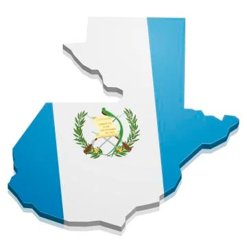 Map Guatemala Stock Illustration
