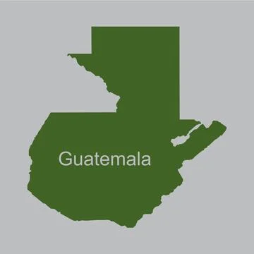 Map of guatemala Stock Illustration