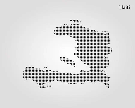 Map of Haiti. Vector illustration. World map Stock Illustration