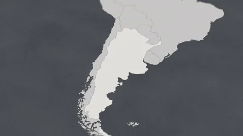 Map of HIGHLIGHT-ARGENTINA Stock Footage 311804603