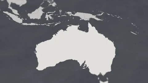 Map of HIGHLIGHT-AUSTRALIA Stock Footage 311804604