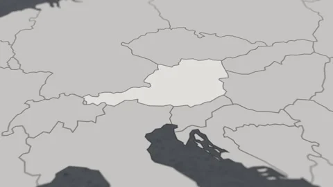 Map of HIGHLIGHT-AUSTRIA Stock Footage 311804602