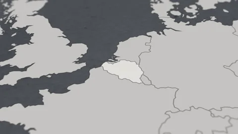 Map of HIGHLIGHT-BELGIUM Stock Footage 311804659