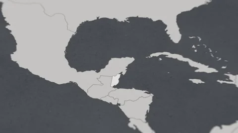 Map of HIGHLIGHT-BELIZE Video stock 311804660