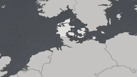 Map of HIGHLIGHT-DENMARK Stock Footage 311805134