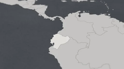 Map of HIGHLIGHT-ECUADOR 動画素材 311805152