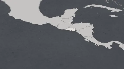 Map of HIGHLIGHT-EL SALVADOR Stock-Footage 311805255