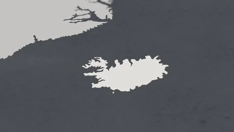 Map of HIGHLIGHT-ICELAND Stock Footage 311805773