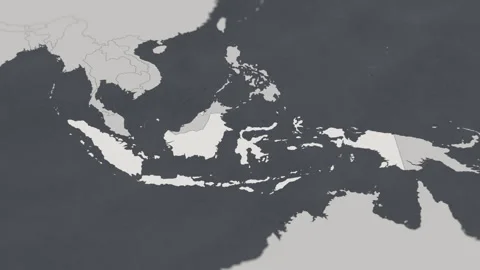 Map of HIGHLIGHT-INDOINESIA Stock Footage 311805785
