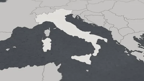 Map of HIGHLIGHT-ITALY Stock-Footage 311805927