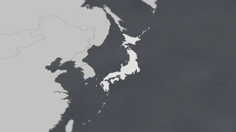 Map of HIGHLIGHT-Japan Stock Footage 311806043