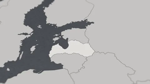 Map of HIGHLIGHT-LATVIA Stock Footage 311806171
