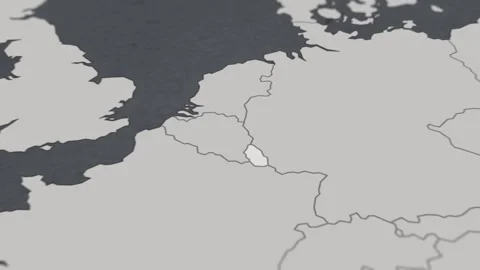 Map of HIGHLIGHT-LUXEMBOURG Stock Footage 311806404