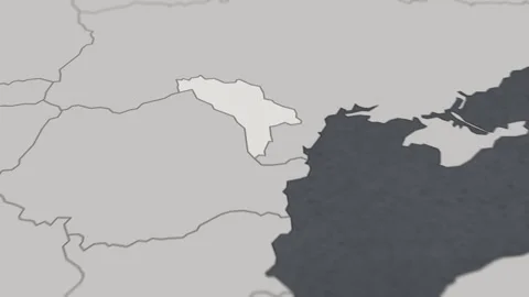 Map of HIGHLIGHT-MOLDOVA Stock Footage 311806719