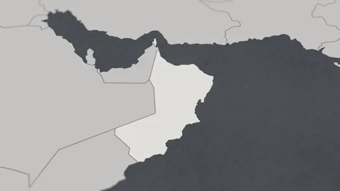 Map of HIGHLIGHT-OMAN Stock Footage 311808865