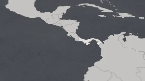 Map of HIGHLIGHT-PANAMA Stock Footage 311810534