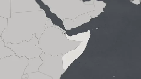 Map of HIGHLIGHT-SOMALIA Stock Footage 311809575