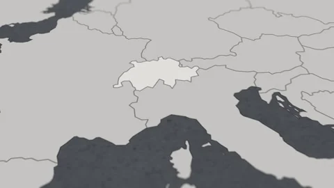 Map of HIGHLIGHT-SWITZERLAND Stock Footage 311809855