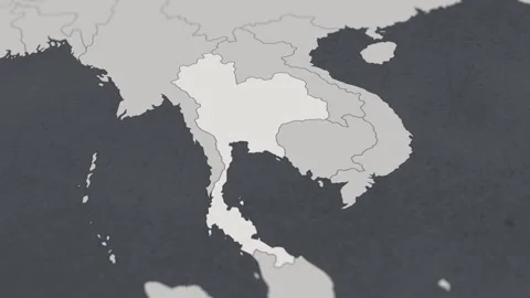 Map of HIGHLIGHT-THAILAND Stock Footage 311809867