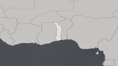 Map of HIGHLIGHT-TOGO Video stock 311809987