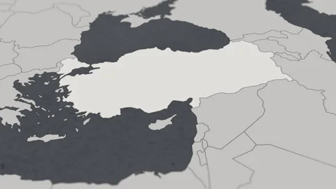 Map of HIGHLIGHT-TURKEY Stock-Footage 311810006