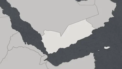 Map of HIGHLIGHT-YEMAN Stock Footage 311810460