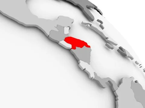Map of Honduras Stock Illustration