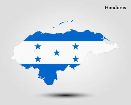 Map of Honduras Stock Illustration