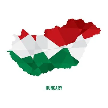 Map of Hungary Vector Illustration Stock Illustration