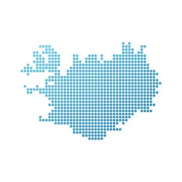 Map of Iceland Stock Illustration