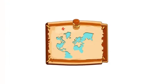 Map icon animation best cartoon object on white background Stock Footage 286371118