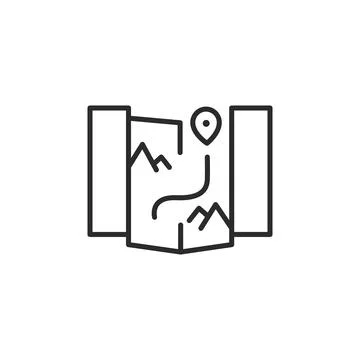 Map Icon Stock Illustration