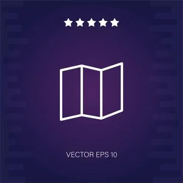 Map  icon Stock Illustration