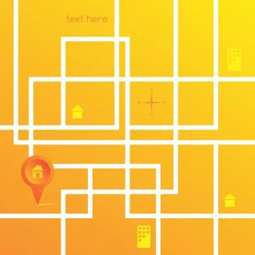 Map icon locator イラスト素材