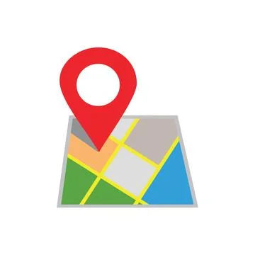 Map icon vector isolated on white background for your web and mobile 스톡 일러스트