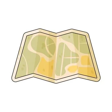 Map illustration 스톡 일러스트
